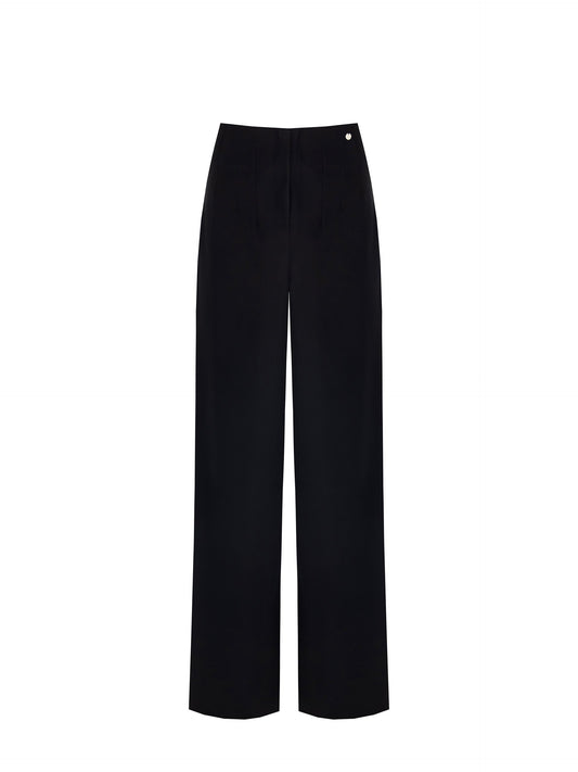 Black Wide-Leg Pants