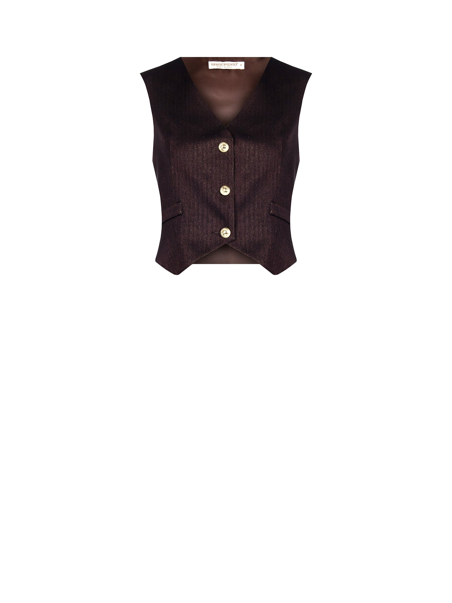 3pcs/Set Brown Suit Jacket, Vest And Pants