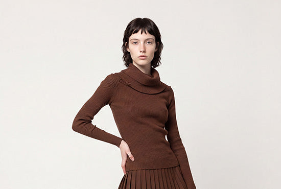 Ribbed cut-out top