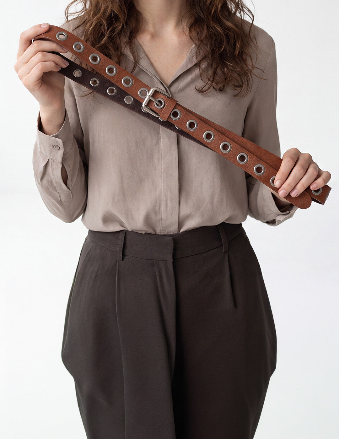 Brown Leather Belt